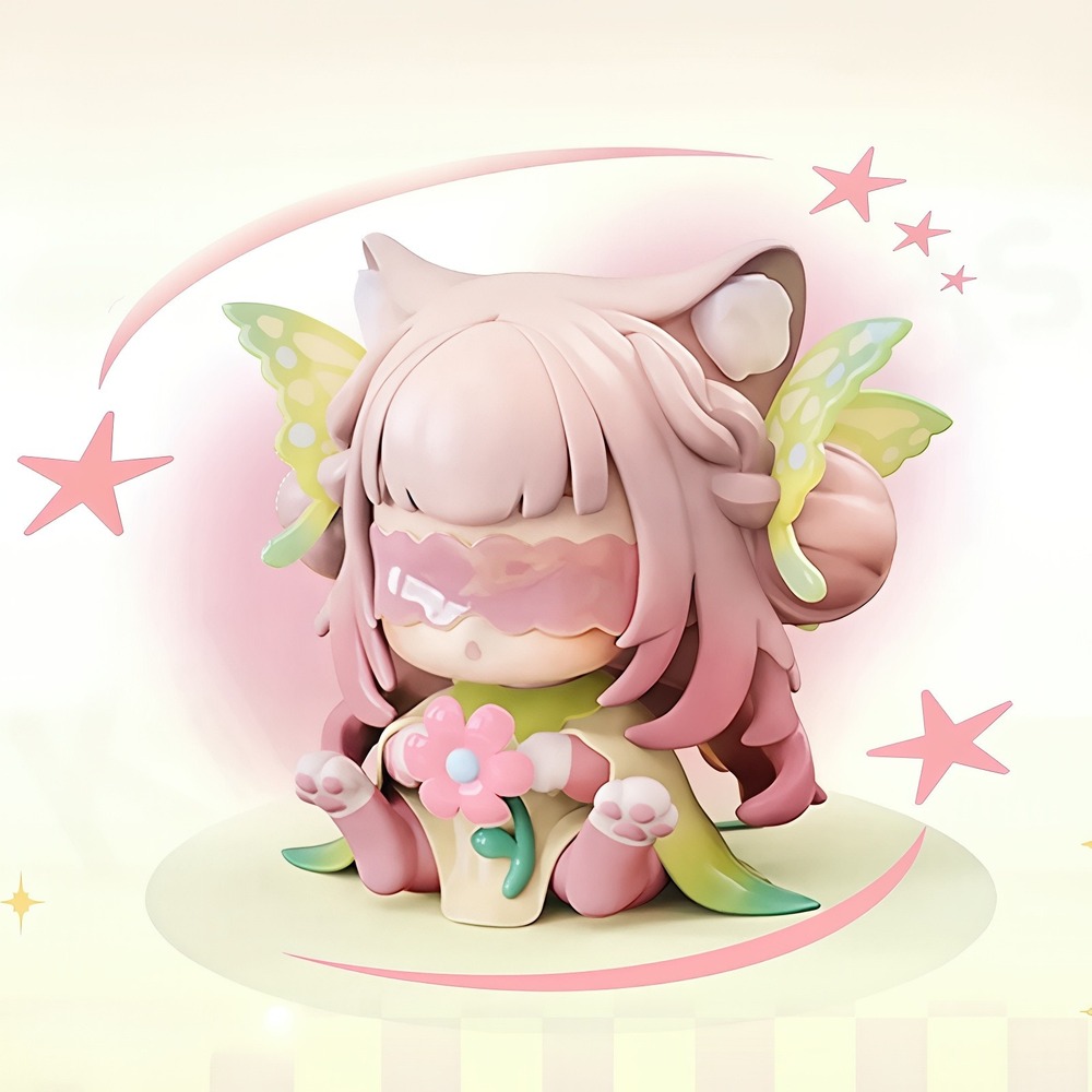 Sweet Emilya Cat Moni Kitten Office Spring Tender Butterfly Blind Box Figure